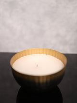 Ombre Black and Gold Candle