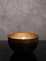 Ombre Black and Gold Candle