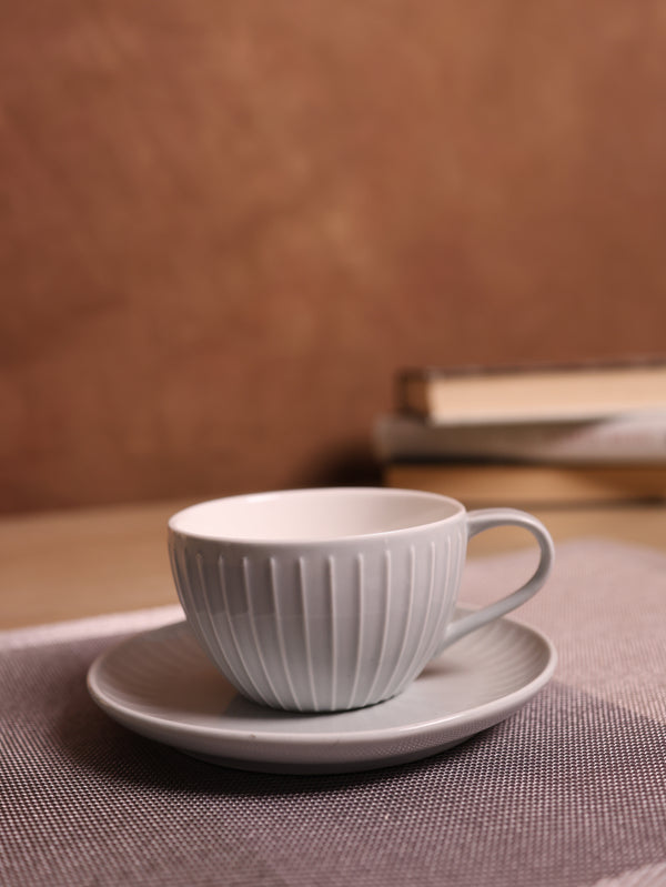 Alabaster Cup & Saucer Set