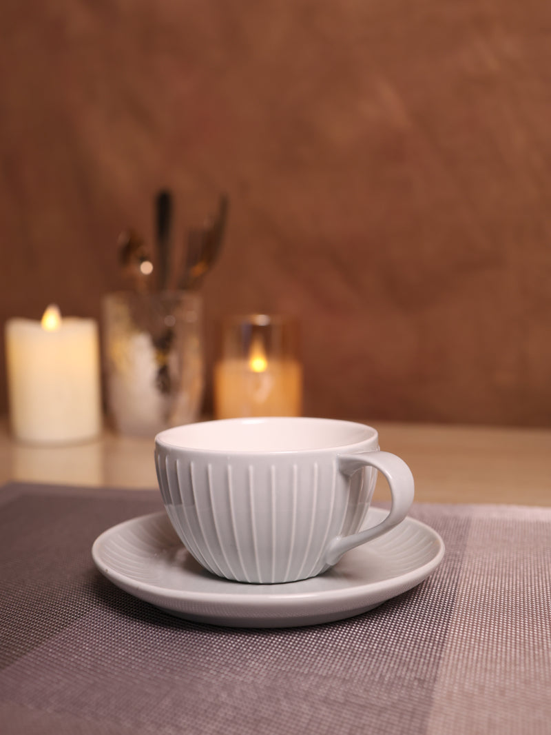 Alabaster Cup & Saucer Set