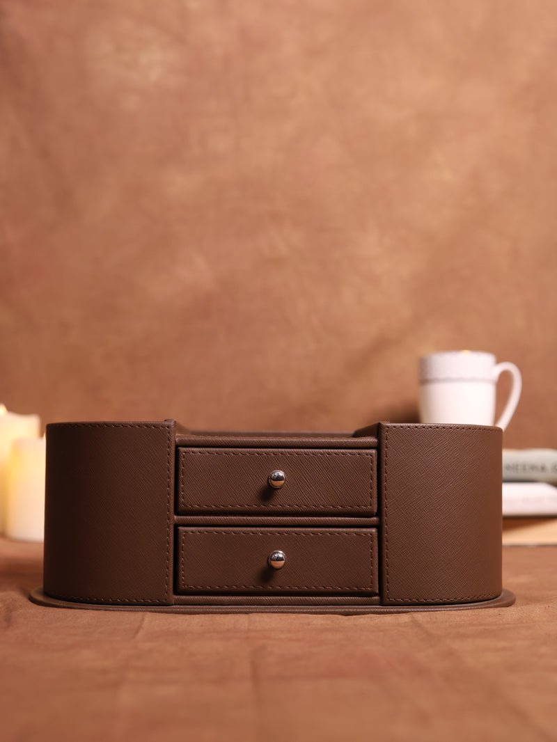 Brown Leather Organiser