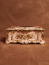 Genevieve Gold Tissue Box