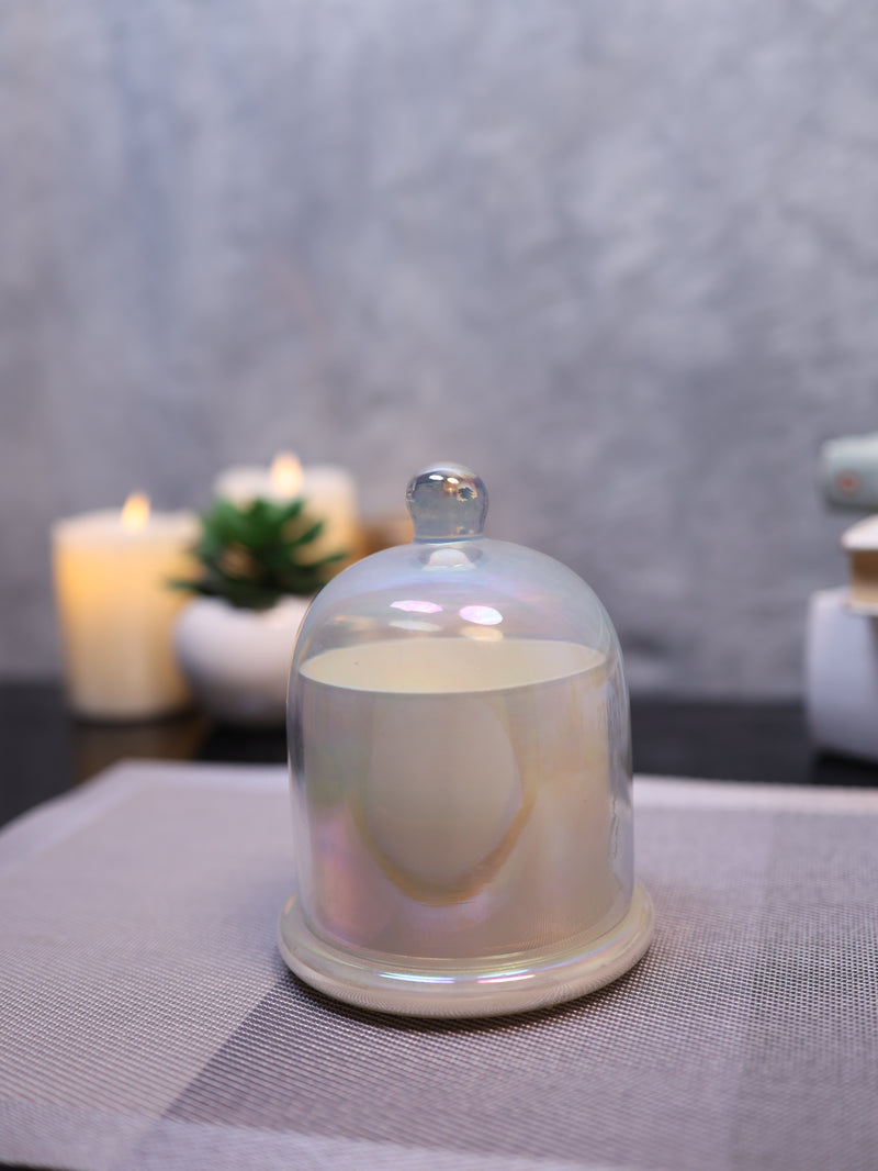 White Bell Jar Candle