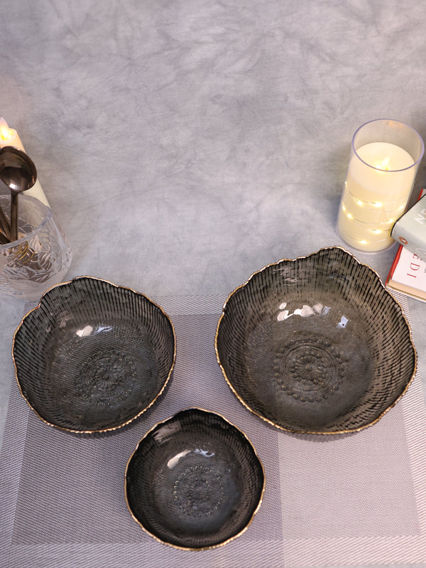 Noir Cascade Bowls