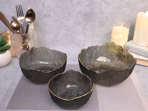 Noir Cascade Bowls