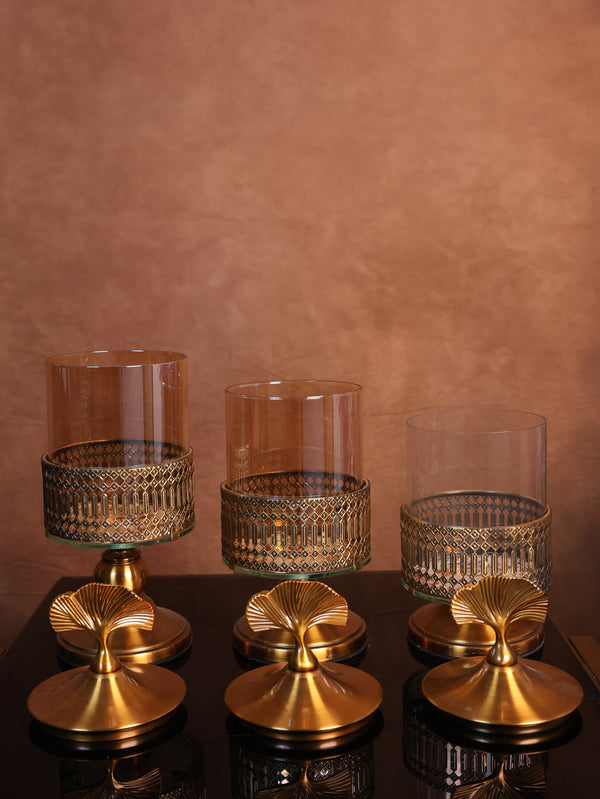 Opal Gold Glass Serve ware