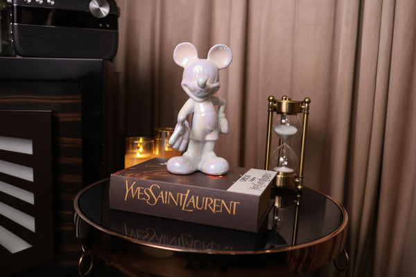 Opulent Mickey Figurine (White)