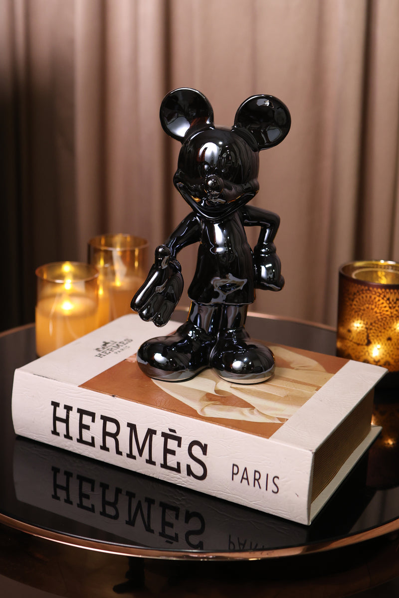 Opulent Mickey Figurine (Black)