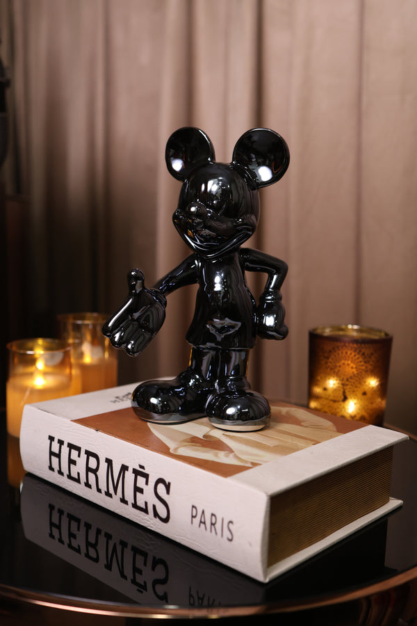 Opulent Mickey Figurine (Black)