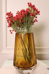 Luminous Amber Vases