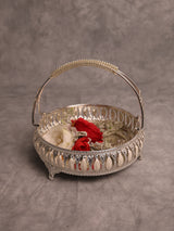 Silver Round Basket