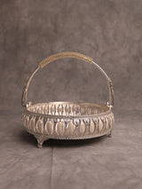 Silver Round Basket