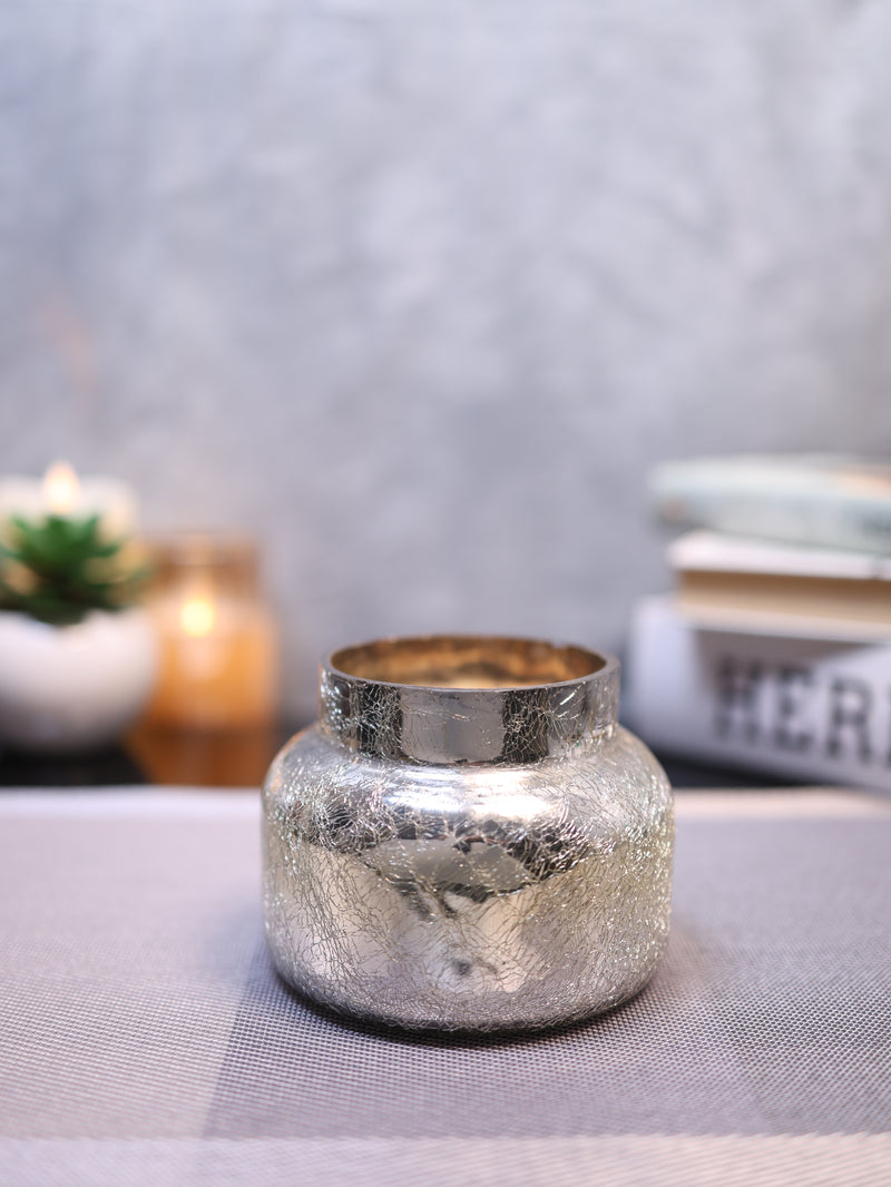 Small Silver Handi Candle