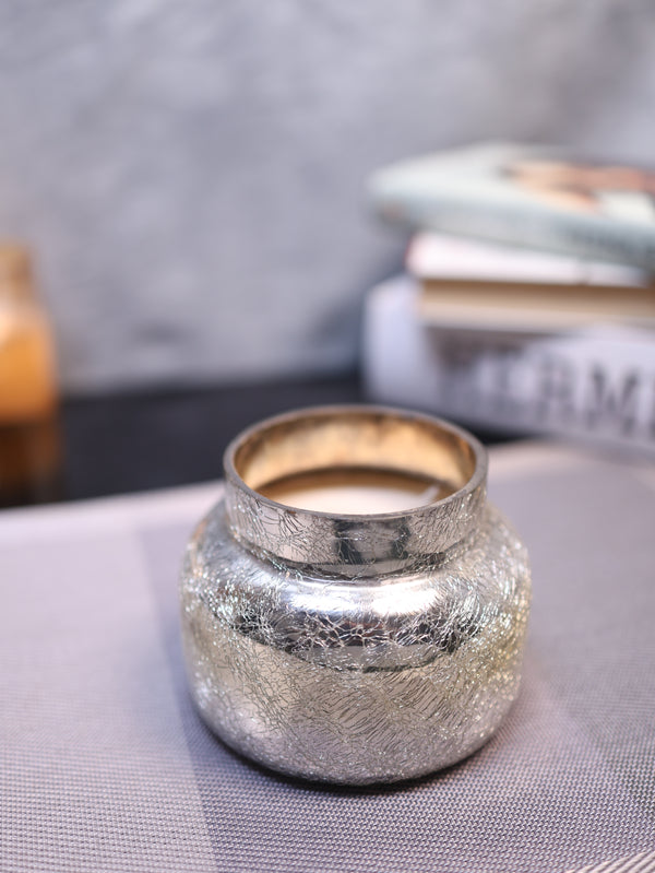 Small Silver Handi Candle