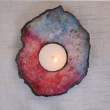 T-Light with Colorful Agate