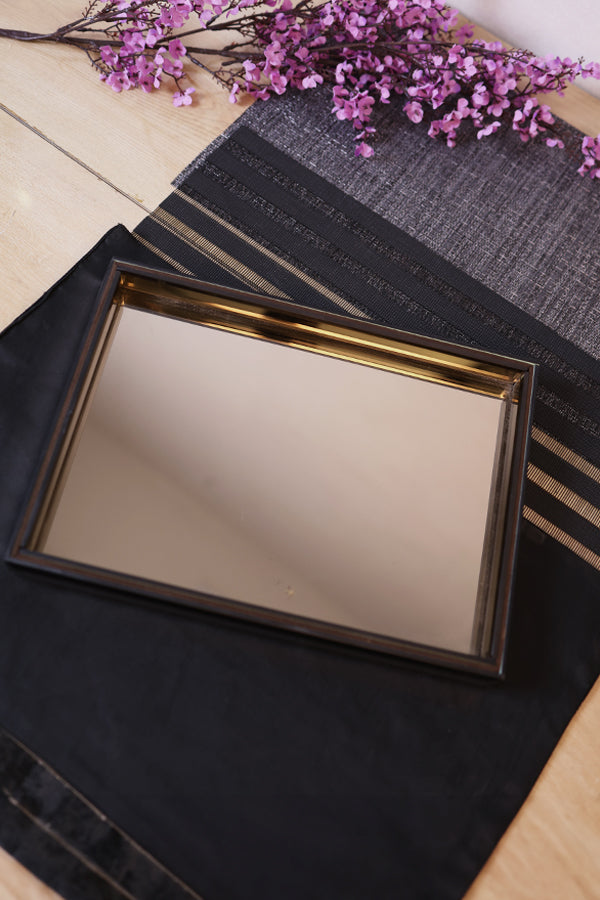 Brown Mirror Tray (Large)