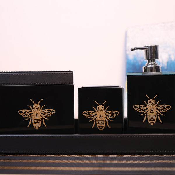 Bee Bath Set (Black)